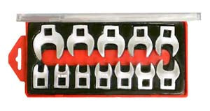 12 Piece Metric 3/8" Croowfoot