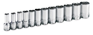 12 Piece 1/4" Drive Semi Deep