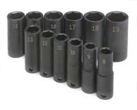 12 Piece 6 Point Deep Metric