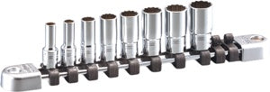 8 Piece 1/4" Drive Metric 12 - 1