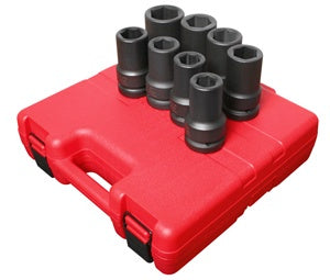8PC 1" SAE DP IMP SKT SET