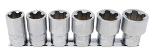 1/2" Drive 6 Piece 5 Point EPR