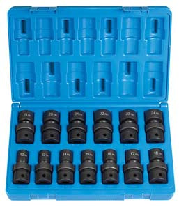 1/2" Drive 13 Piece 12 Point