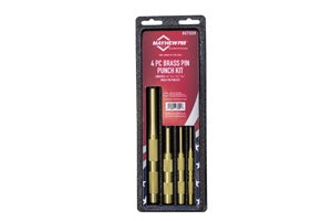 4 Piece Brass Pin Punch SAE
