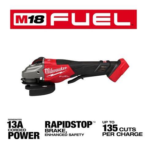 Image of Milwaukee 3670-20 Grinder with Free 48-11-1881 8ah Forge Battery