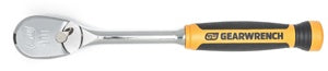 GearWrench 1/2 Inch Drive 90-Tooth Dual Material Teardrop Ratchet 11 Inch