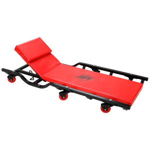 American Forge & Foundry AFF - Mechanic's Creeper w/ Shoulder Drops & Adjustable Angle Headrest - 40" - 6 Wheel - 400 Lbs. Capacity