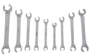 9 Piece Flare Nut Wrench Set