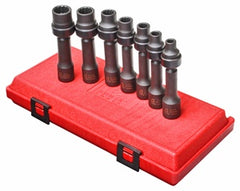 Sunex 7 Piece 1/2" Drive SAE Drive Line Swivel Socket Set