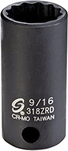 3/8" Dr. 9/16" 12pt Semi-Deep