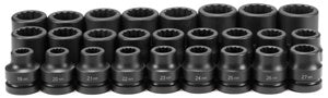 1" Drive 26 Piece Metric Set - 1