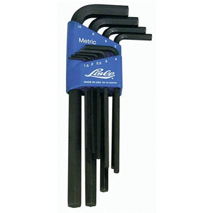 Lisle 9 Piece Long Metric Hex Key Set, 42650