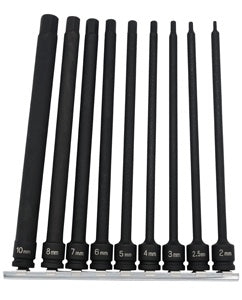 1/4" Drive Impact 9 Piece 6"