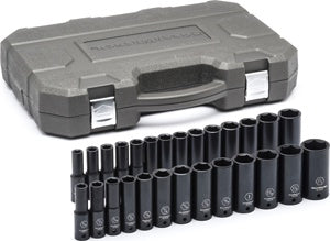 27 Pc 1/2" Drive 6 Point SAE