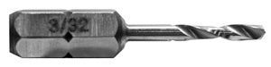 3/32" Stubby Hex Shank Drill