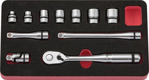 11 Piece 3/8" Drive Metric 6