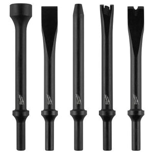 Milwaukee Tool 5 Piece Hammer Chisel Bit Set, 49-16-3776