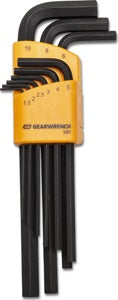 9 Piece Metric Long Arm Hex
