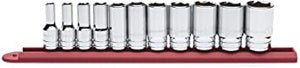 GearWrench 11 Piece 3/8" Drive SAE Mid Length Socket Set