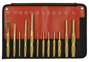 Mayhew 12-PC BRASS PUNCH AND SCRAPER (METRIC)