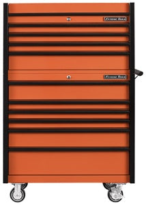 41" Orange/Black Trim Top