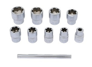 10 Piece SAE Bolt Extractor