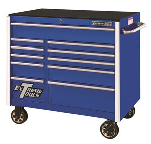 41" Blue With Chrome Trim 11