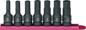 7 Pc 1/2" Dr SAE Hex Impact