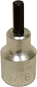 3/16" Hex Driver 3/8 Dr.