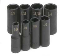 8 Piece 6 Point Deep
