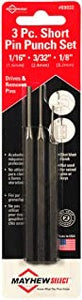 3 Piece Short Pin Punch Set