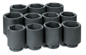 1" Drive 11 Piece Deep Metric