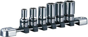 6 Piece 3/8" Drive Metric 6