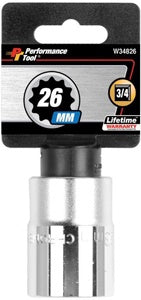 3/4" Dr 26mm 12pt Socket