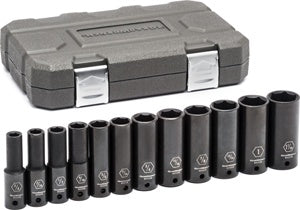 GearWrench 12 PC. 1/2" Drive 6 Point SAE  3/8" to 1 1/16"