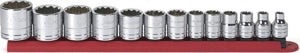 13 pc. 3/8 Dr. 12 pt. Standard