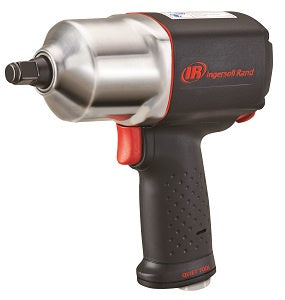 Ingersoll Rand 1/2 Inch Air Impact Wrench, Quiet, 1100 ft-lb Torque, Friction Ring Retainer, Pistol Grip