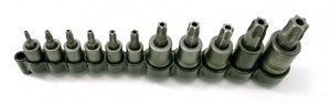 11 Pc. Tamper-Proof Torx Bit