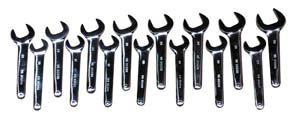 15 Piece Metric Service Wrench
