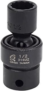 3/8" Dr 1/2" 12 Pt Universal