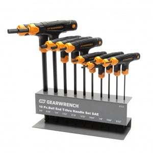 10 Piece SAE T-Handle Ball End