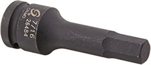 1/2" Dr. 7/16" Hex Impact
