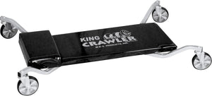 Traxion 1-200 King Crawler Rolling Automotive Mechanic Creeper W/All-Terrain 5" Casters,Black