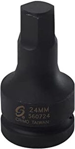24MM 1" Dr Hex Drive Impact