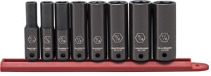 8 Pc. 3/8" Drive 6 pt SAE Deep