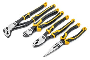 4 Pc Mixed Dual Material Plier
