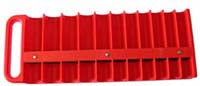 1/2" 22PC SOCKET HOLDER RED