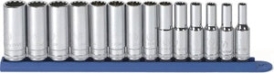 GearWrench 14 Piece 3/8 Inch Drive 12 Point Deep Metric Socket Set