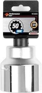 3/4" Dr 50mm 12pt Socket