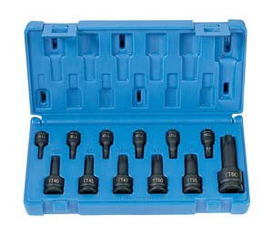 12 Piece 1/4" 3/8" 1/2" Tamper